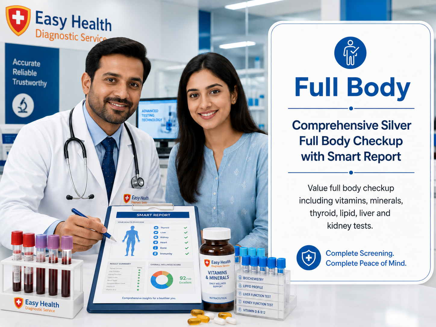 Comprehensive Silver Full Body Checkup with Smart Report image