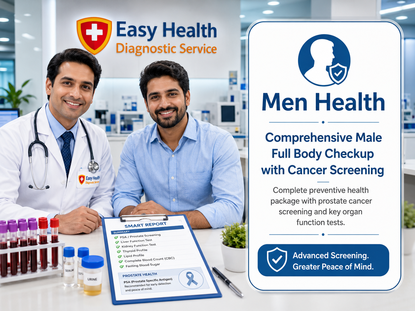 Comprehensive Male Full Body Checkup with Cancer Screening image